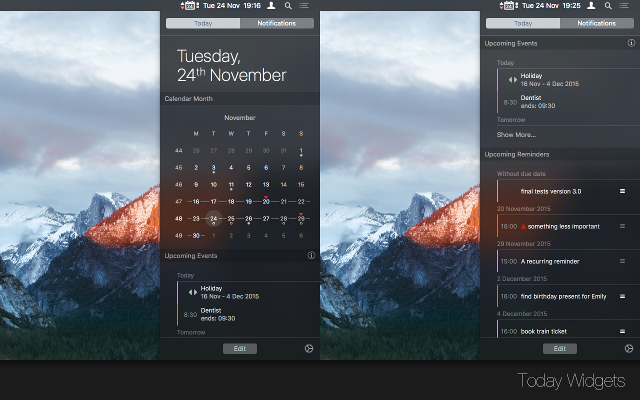 Calendar Widget For Mac Desktop Sierra